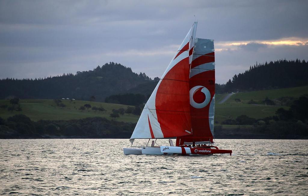  TeamVodafoneSailing finishes in Russell © Steve Western www.kingfishercharters.co.nz